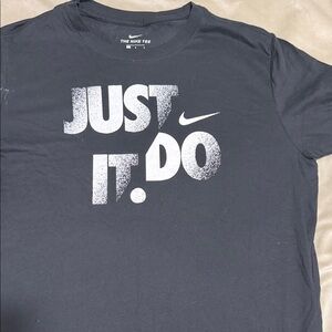 Nike Men's Dark Gray 'Just Do It' Tee